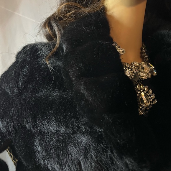 Ideology black Faux Fur Jacket - Picture 4 of 9